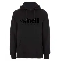 Cinelli Milano Flocked Tröja Med Huva Cinelli Milano Flocked Tröja Med Huva