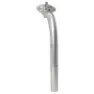 Cinelli Via Folli Sadelstolpe, Silver milky anodized, 250mm, 27.2mm