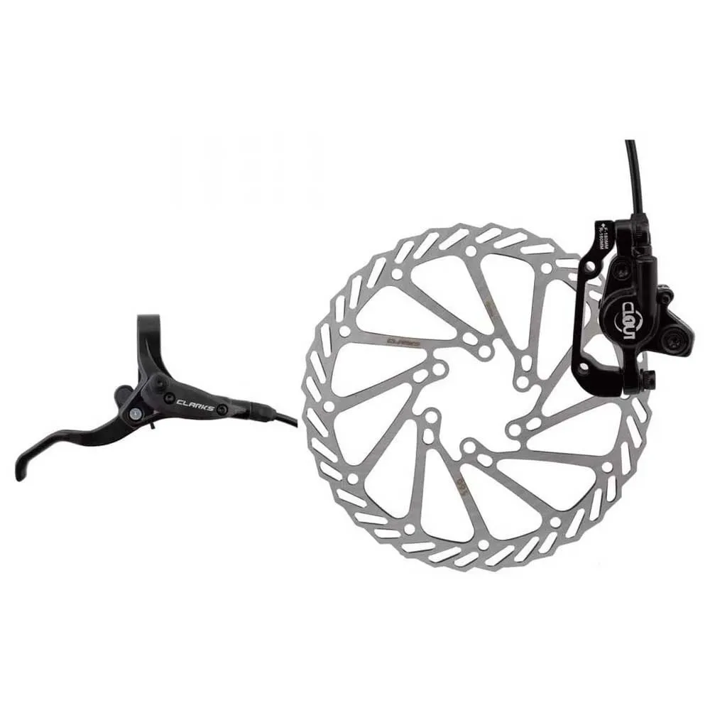 Clarks Clout 1 Hydraulic Bromsklossar, Silver, 180mm Clarks Clout 1 Hydraulic Bromsklossar, Silver, 180mm