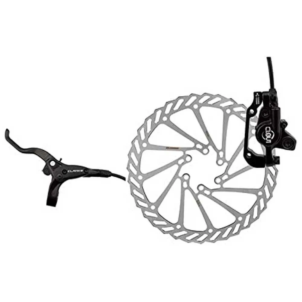 Clarks Clout 1 Post Mount Hydraulic Bromsklossar, Silver, 160mm