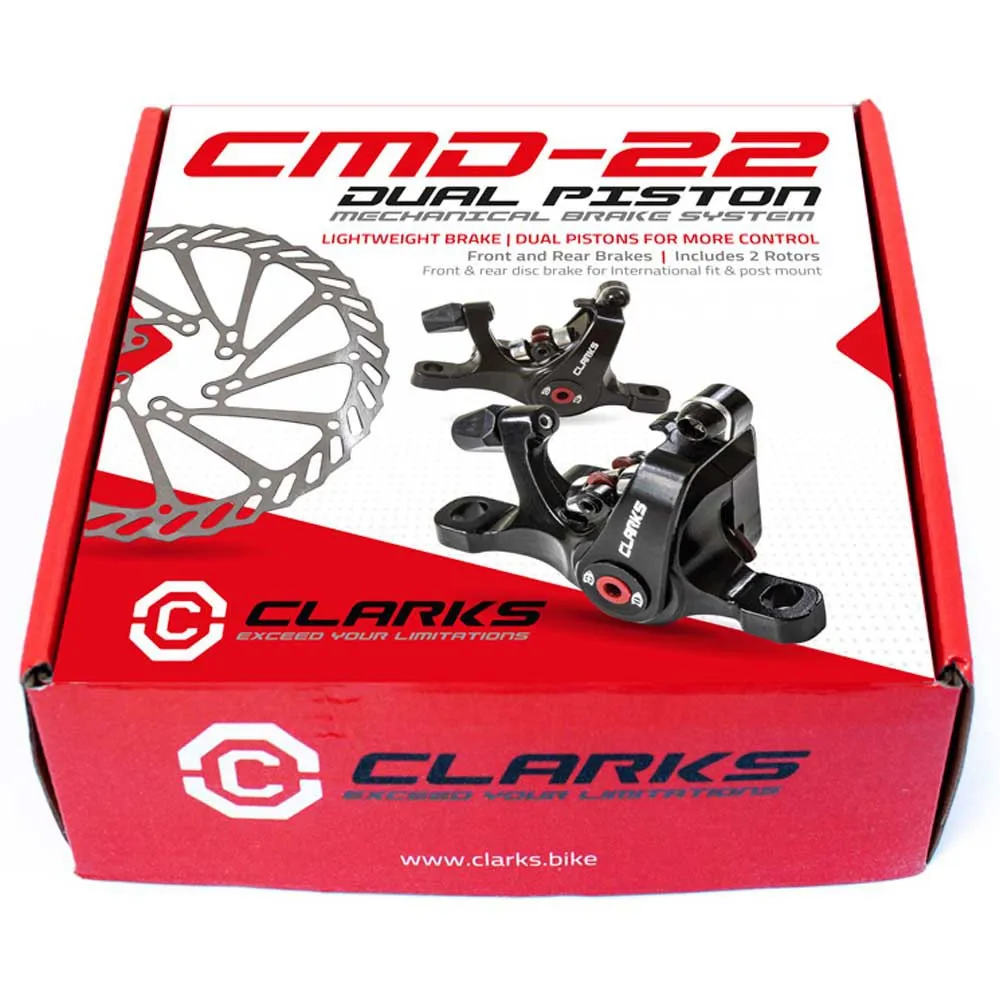 Clarks Cmd22fm Mechanical Bromsklossar, Silver, 160mm Clarks Cmd22fm Mechanical Bromsklossar, Silver, 160mm