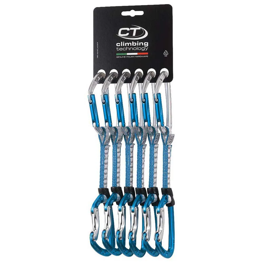 Climbing Technology Aerial Pro Set Dy Quickdraw 6 Enheter, White / blue, 12cm