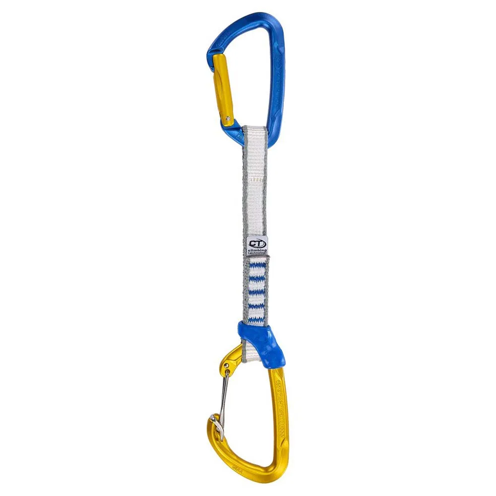 Climbing Technology Berry Ny 16 Mm Quickdraw, Blue / ocra, 17cm Climbing Technology Berry Ny 16 Mm Quickdraw, Blue / ocra, 17cm