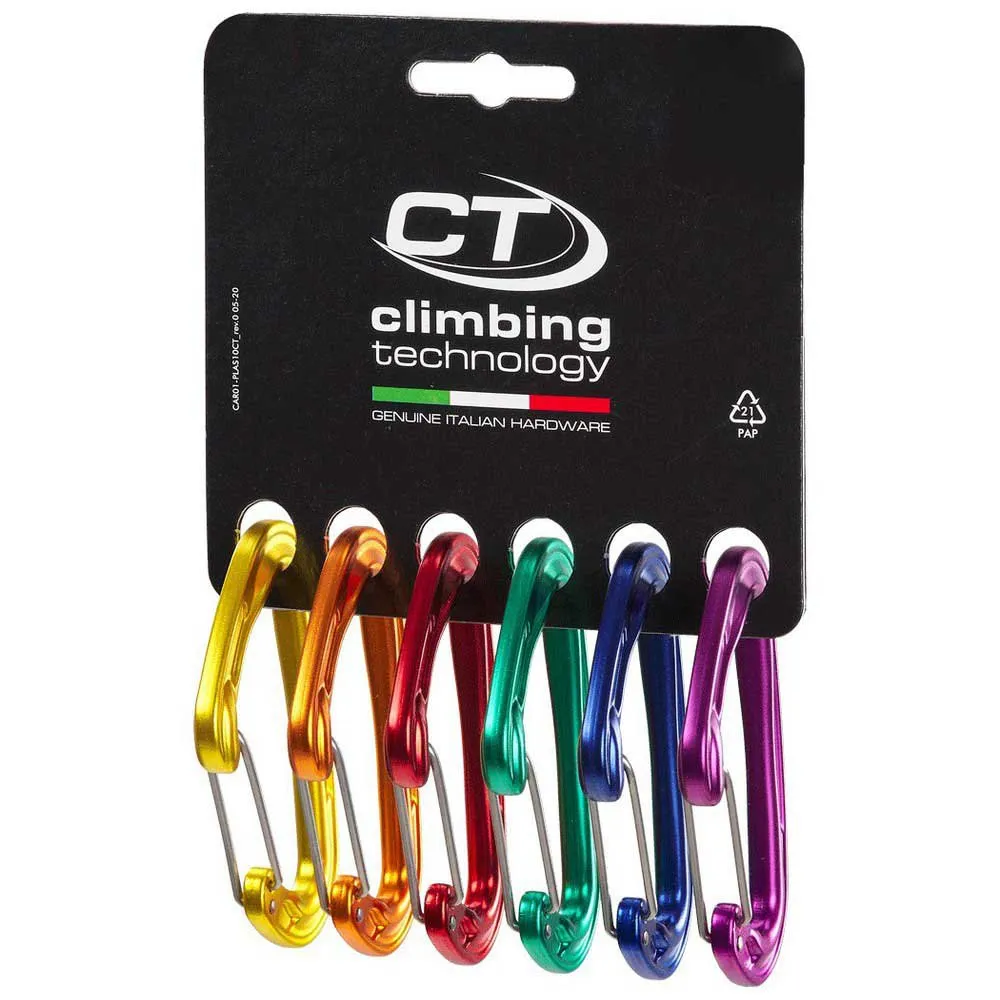 Climbing Technology Fly Weight Evo Karabinkrok 6 Enheter, Multicolor, One Size