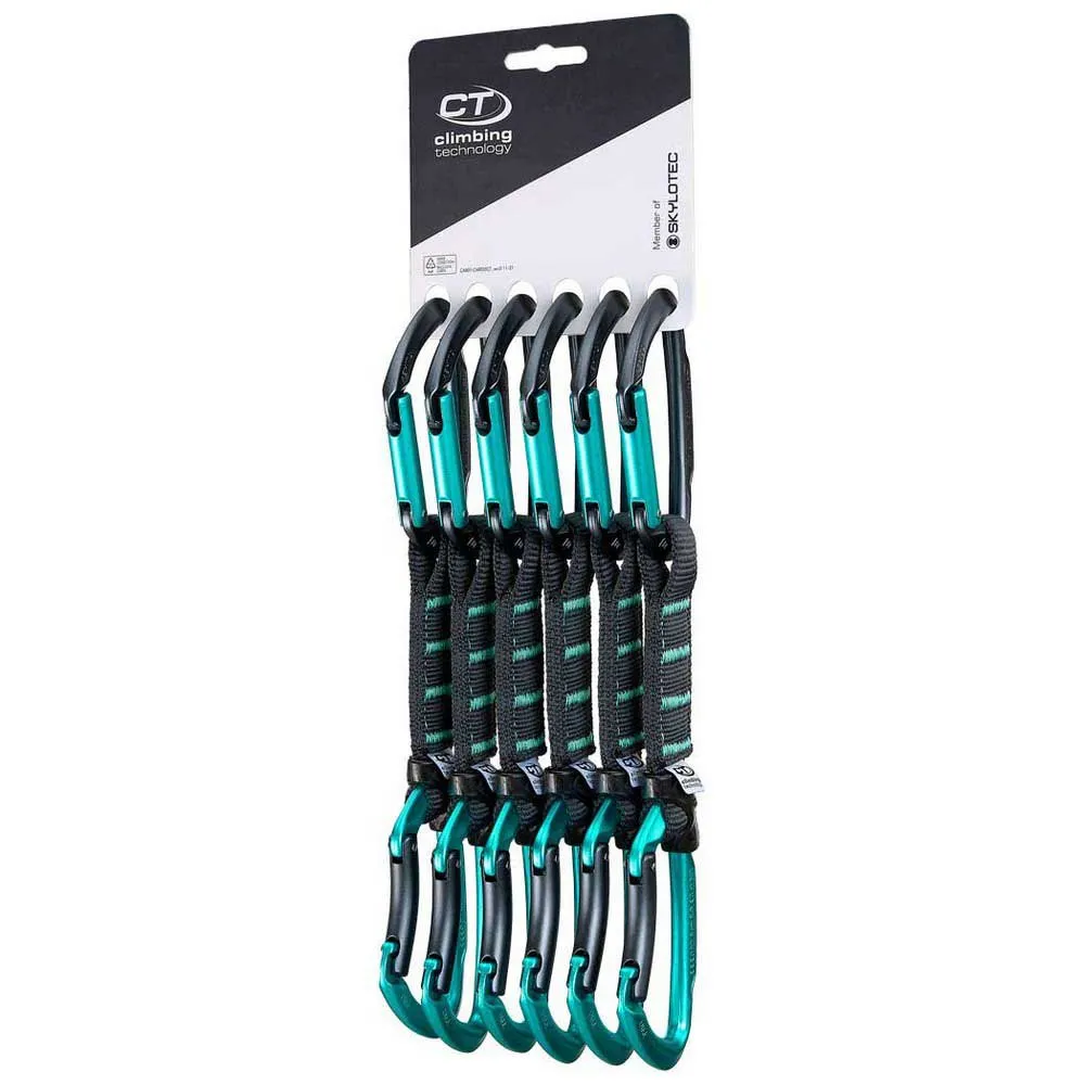 Climbing Technology Lime B Set Tapered Ny Pro Quickdraw 6 Enheter Climbing Technology Lime B Set Tapered Ny Pro Quickdraw 6 Enheter