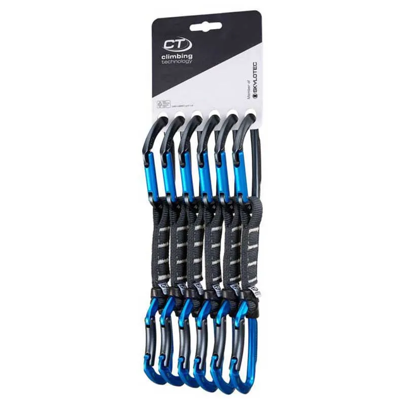 Climbing Technology Lime B Set Tapered Ny Pro Quickdraw Climbing Technology Lime B Set Tapered Ny Pro Quickdraw