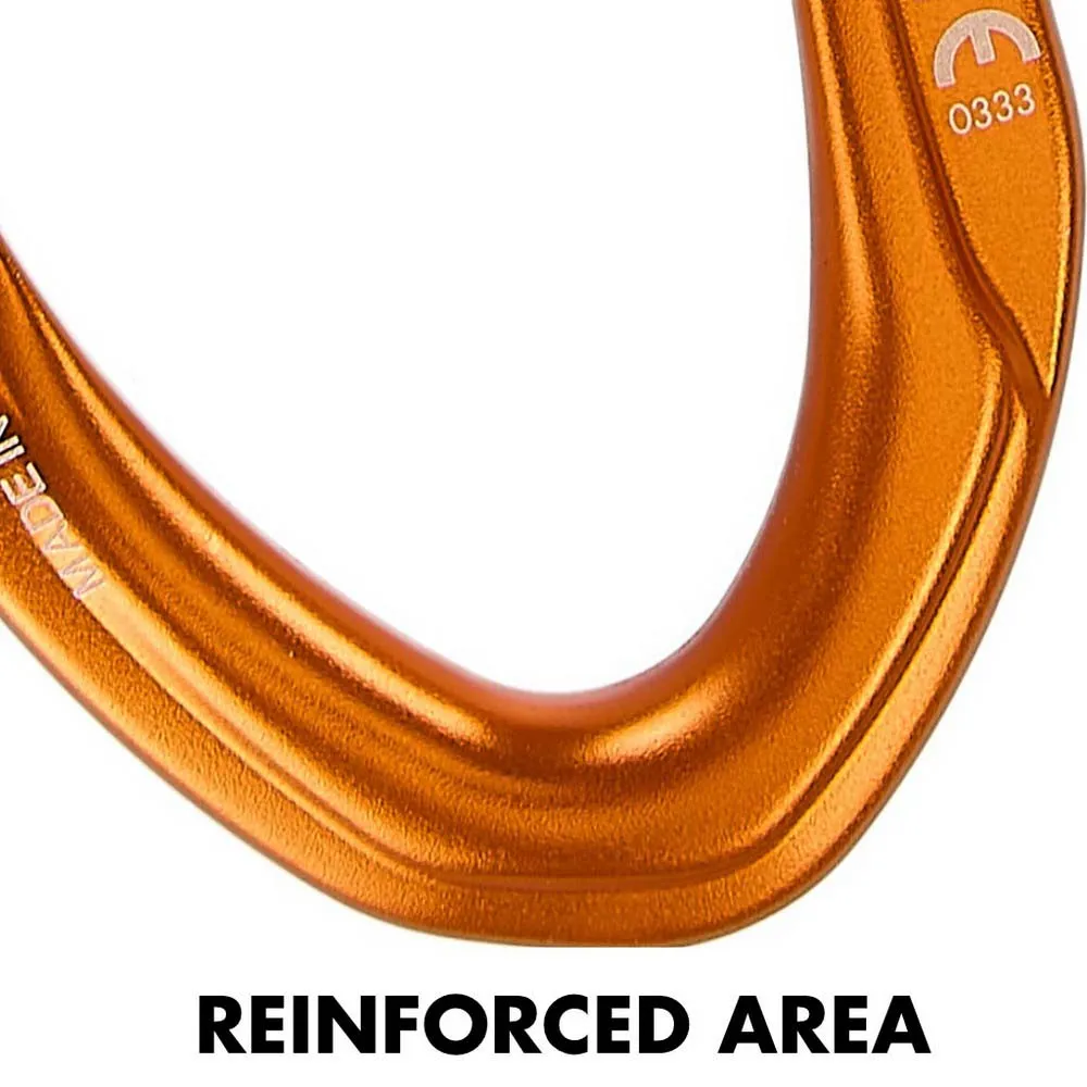 Climbing Technology Morfo Bg Karabinkrok, Orange / blue, One Size Climbing Technology Morfo Bg Karabinkrok, Orange / blue, One Size