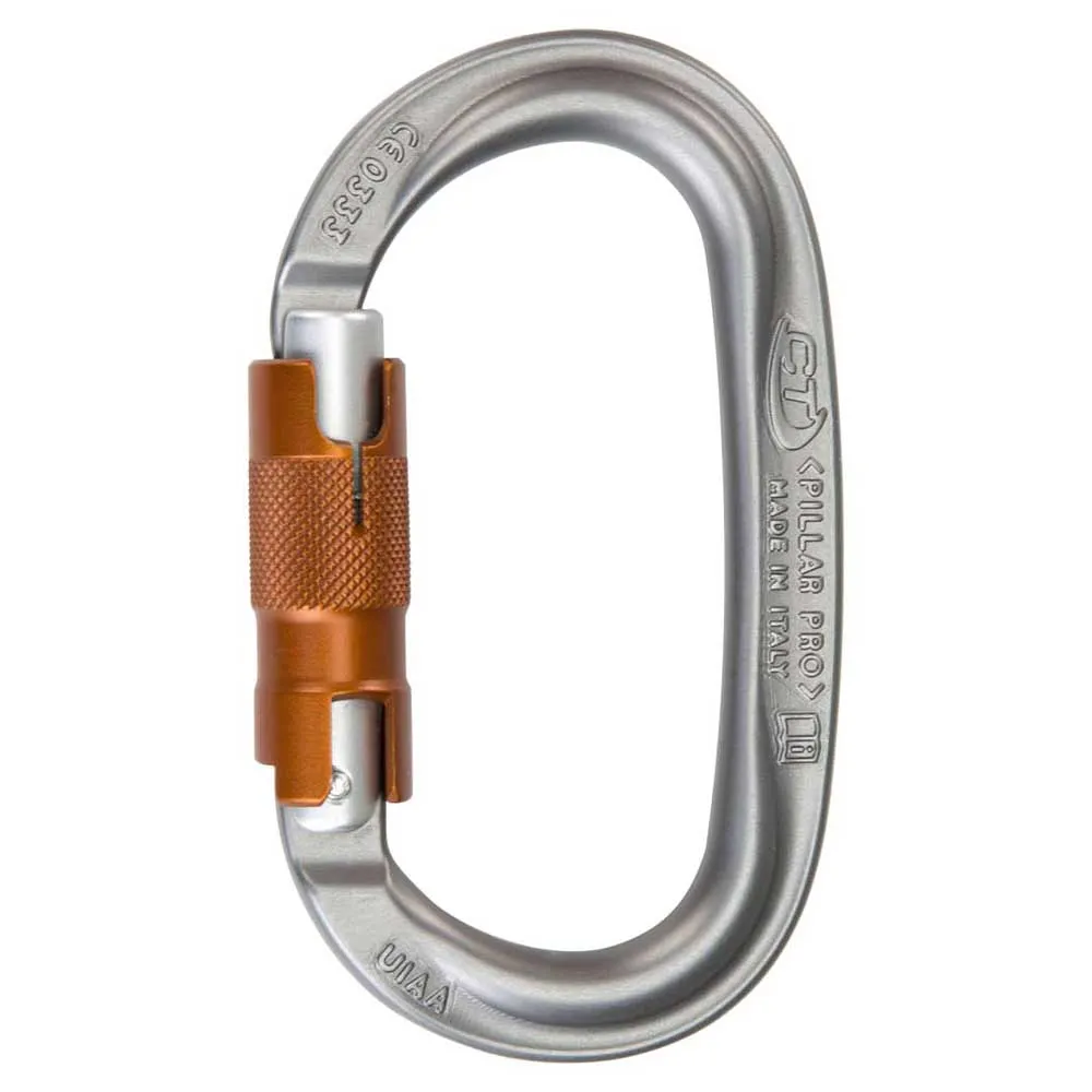 Climbing Technology Pillar Pro Wg Karabinkrok, Grey, One Size Climbing Technology Pillar Pro Wg Karabinkrok, Grey, One Size