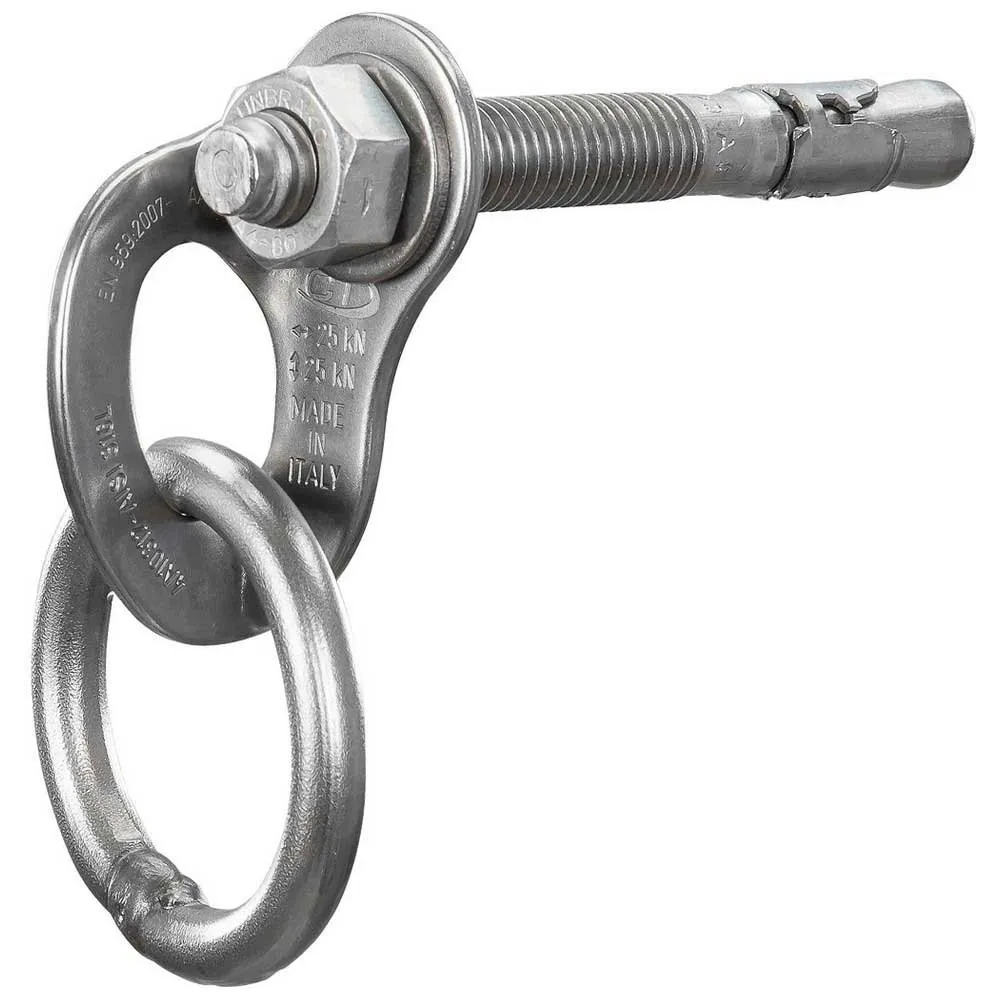 Climbing Technology Plate Kit Plata+bolt+1 Ring Säkringsbroms, Silver, 12-110mm