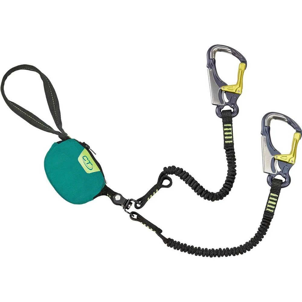 Climbing Technology Top Shell Twist Lanyards Och Energiabsorbenter, Red / black