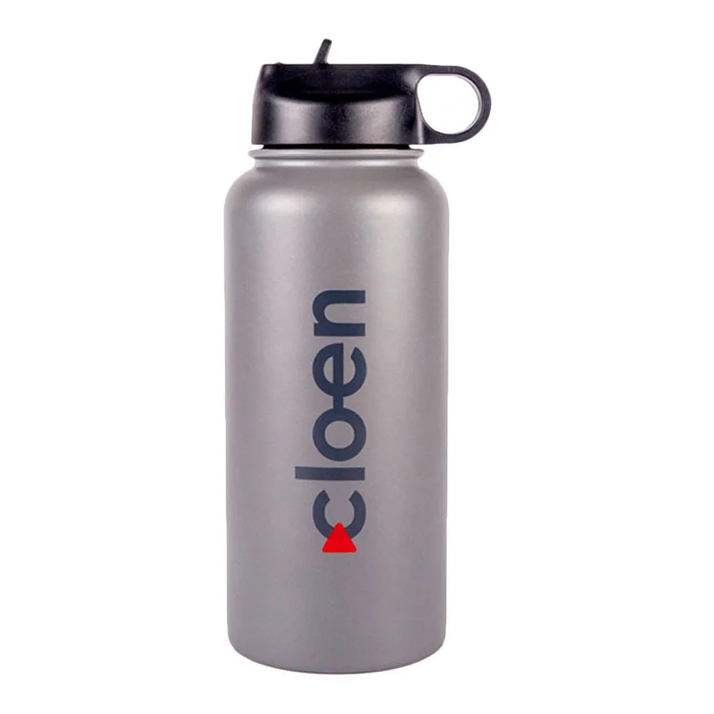 Cloen 1337020101 950ml Termosflaska, Gray, One Size
