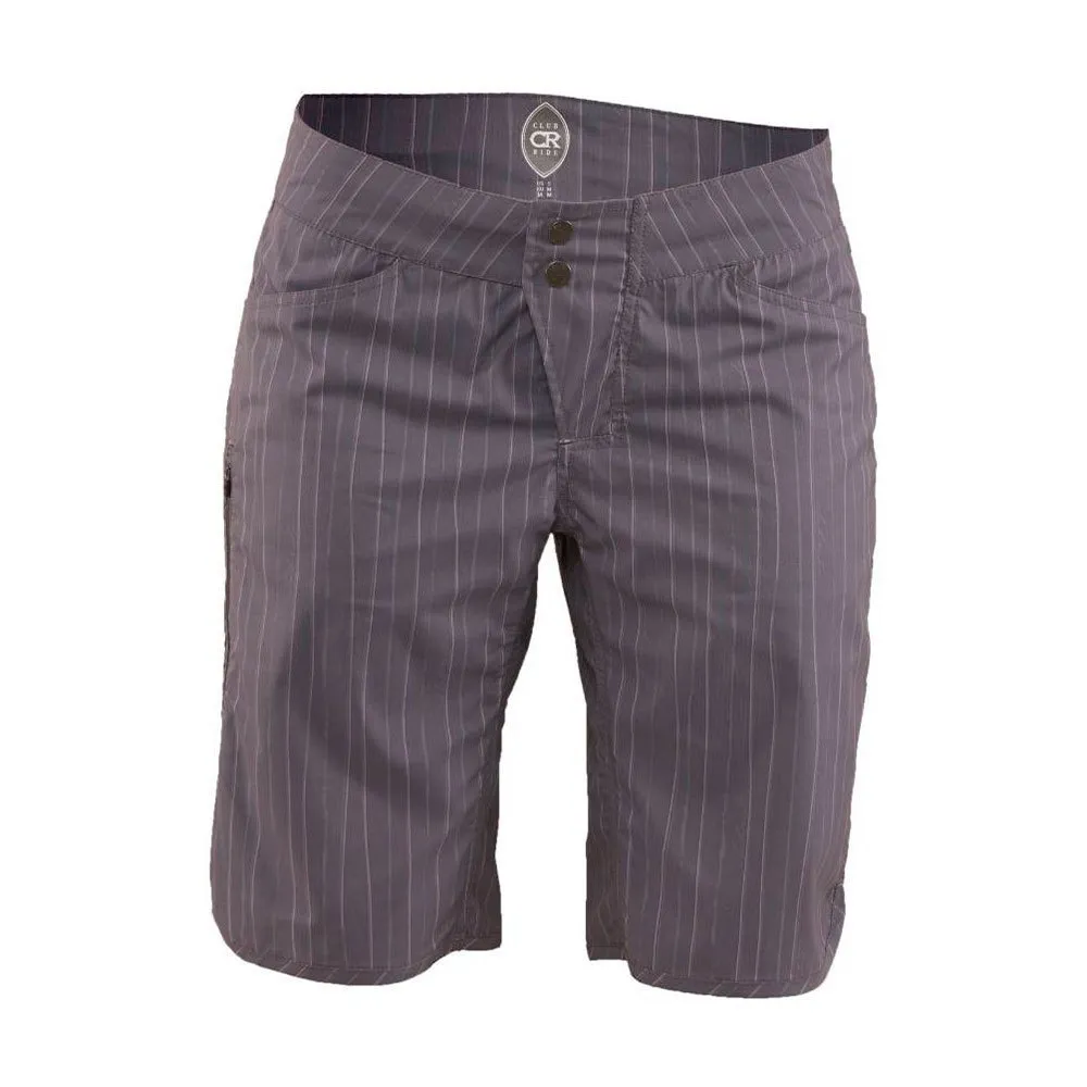 Club Ride Savvy Shorts, Artisan grey / pinstripe