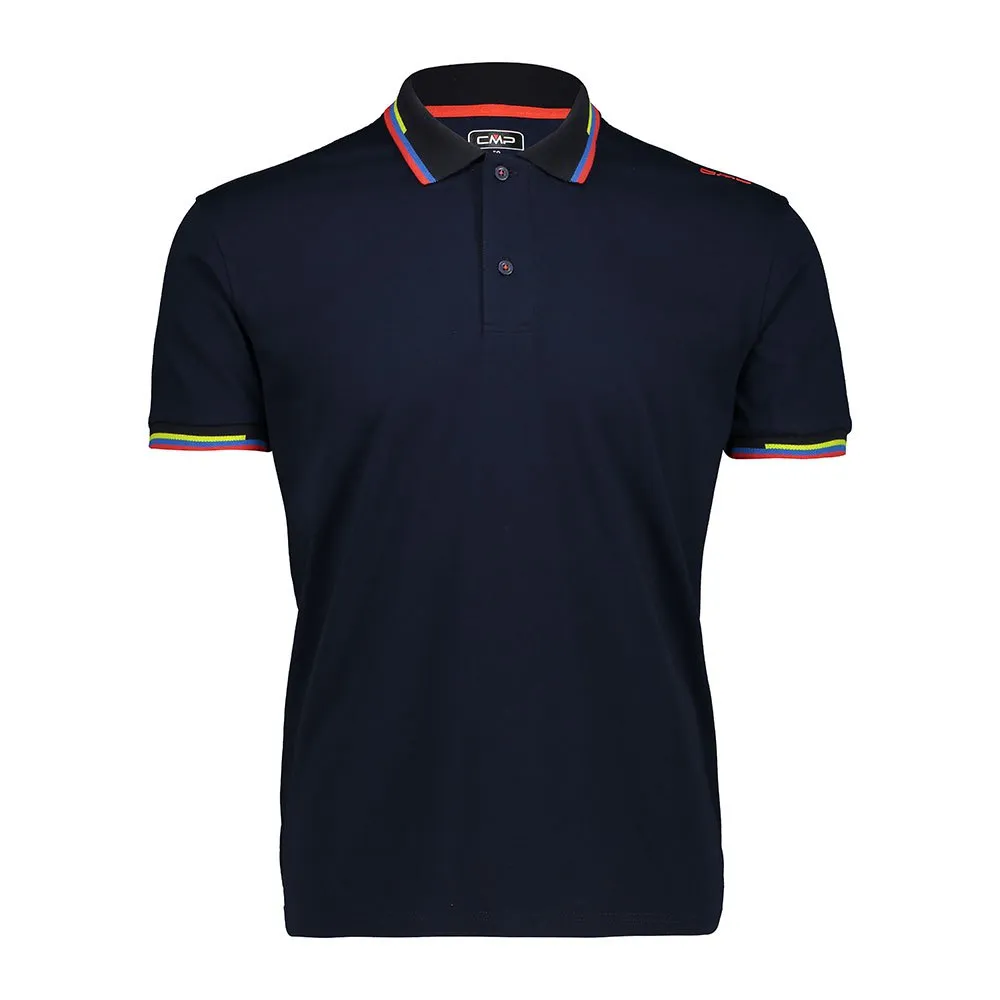 CMP 30d8408 Kortärmad Polotröja, Black blue