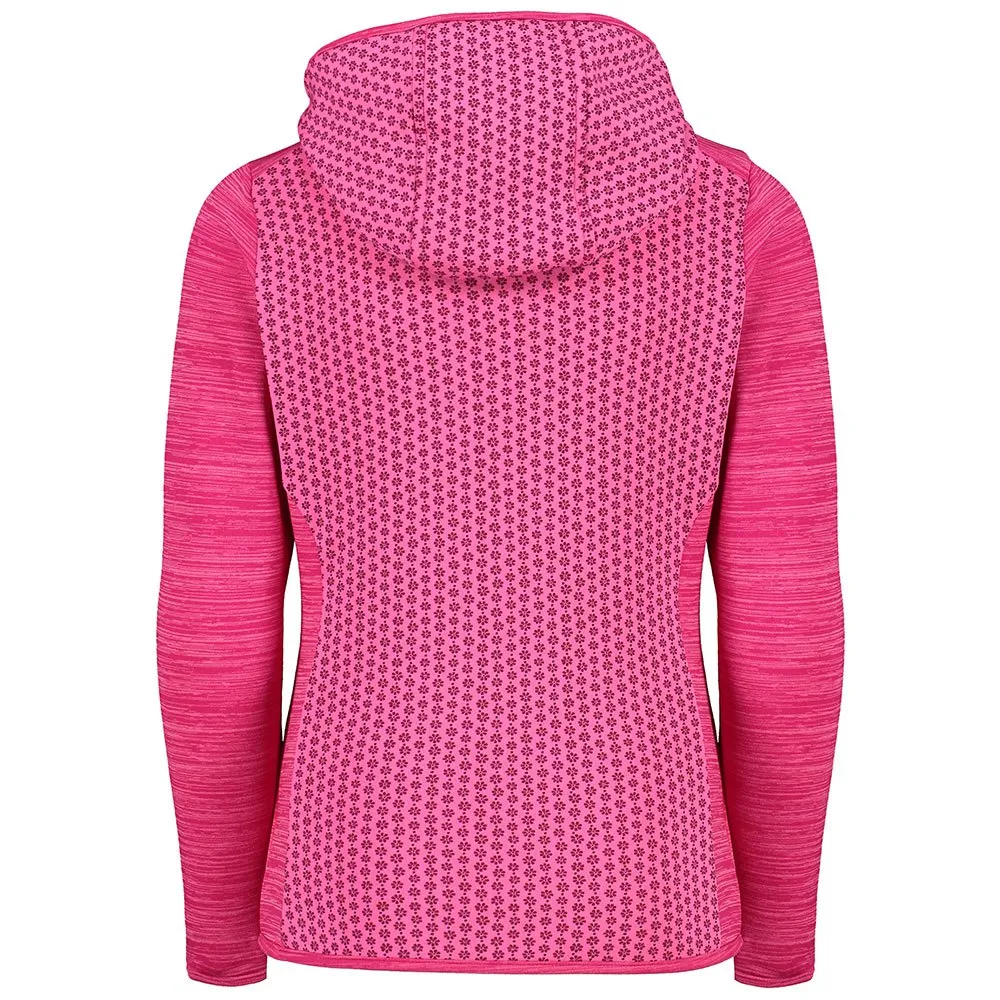 CMP 30e9865 Fleecejacka Med Huva, Bounganville / goji / anthracite, 16Y