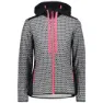 CMP 30h9796 Fleecejacka Med Huva, Anthracite