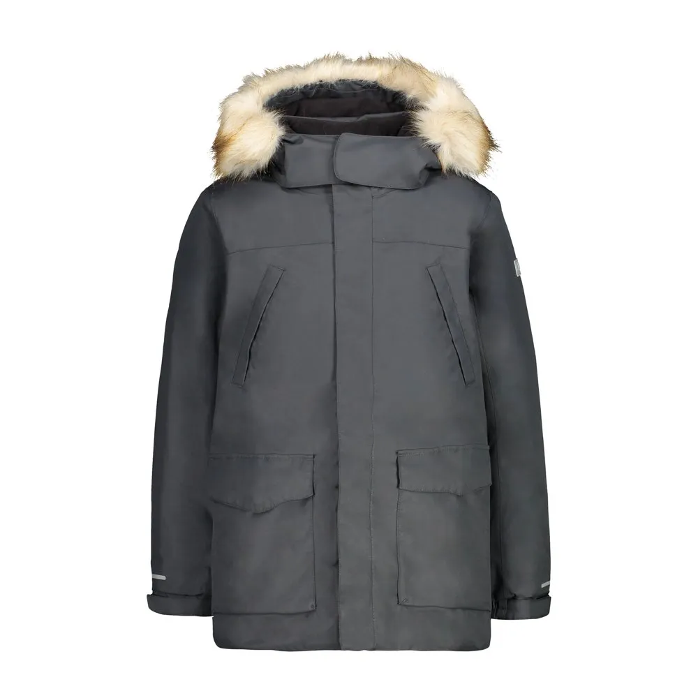 CMP 30k1414 Snaps Hood Parka, Antracite, 10Y