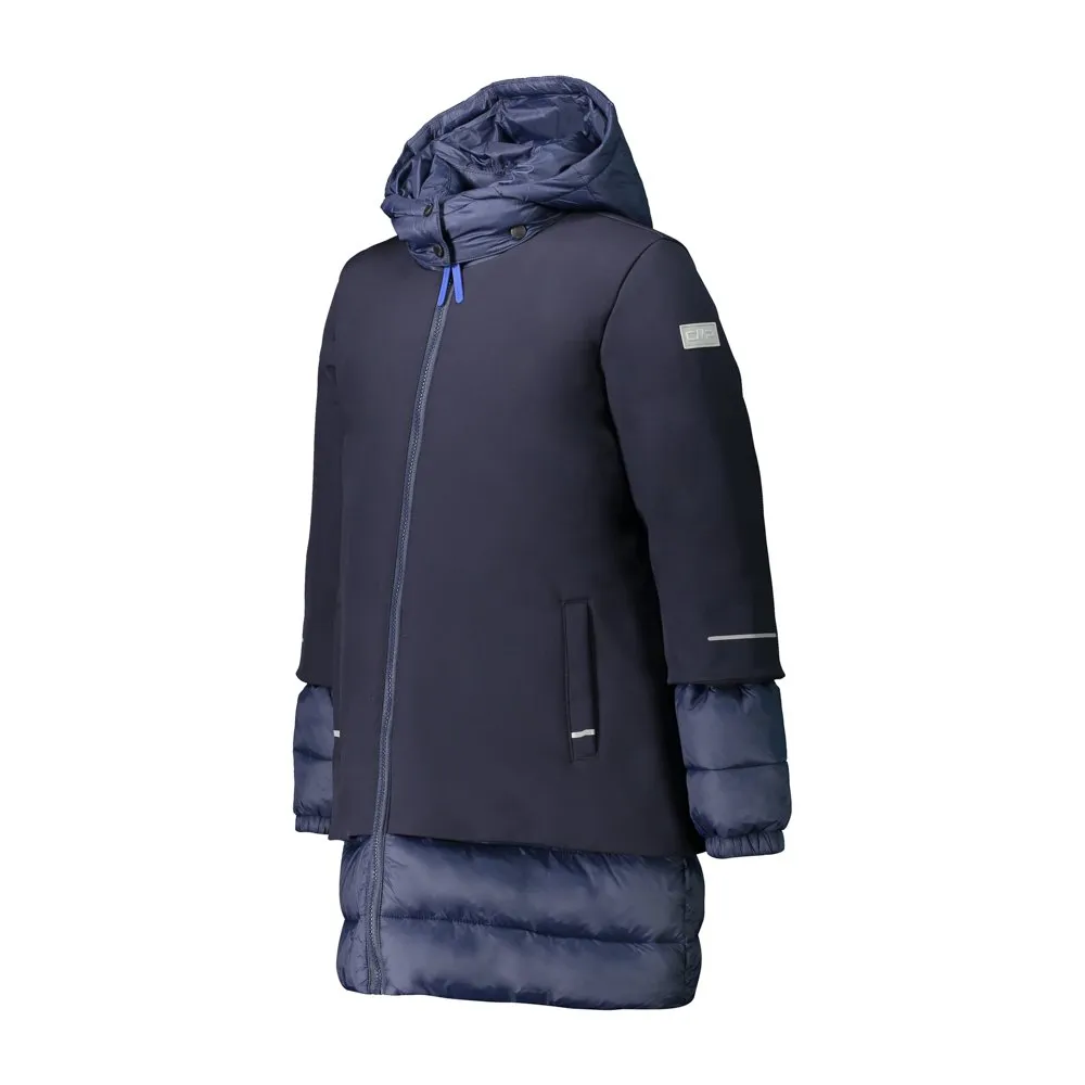 CMP 30k2005 G Fix Hood Softshelljacka, Black blue, 16Y