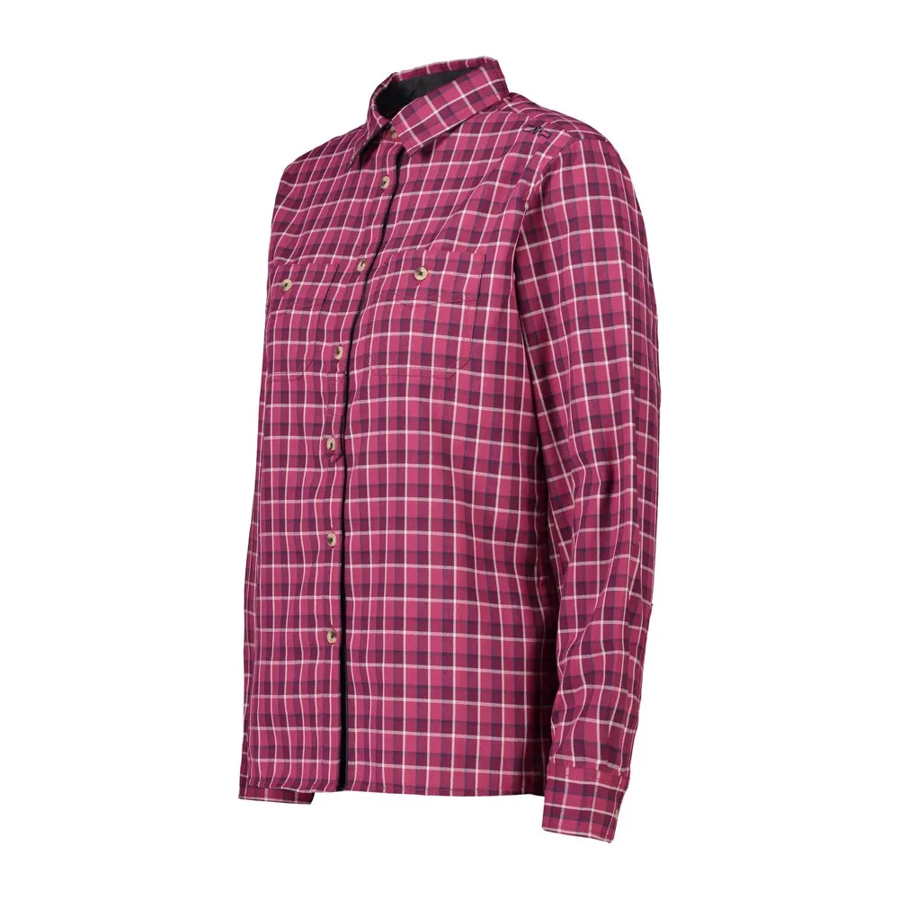 CMP 30t2126 Skjorta Med Långa ärmar, Sangria / amaranto