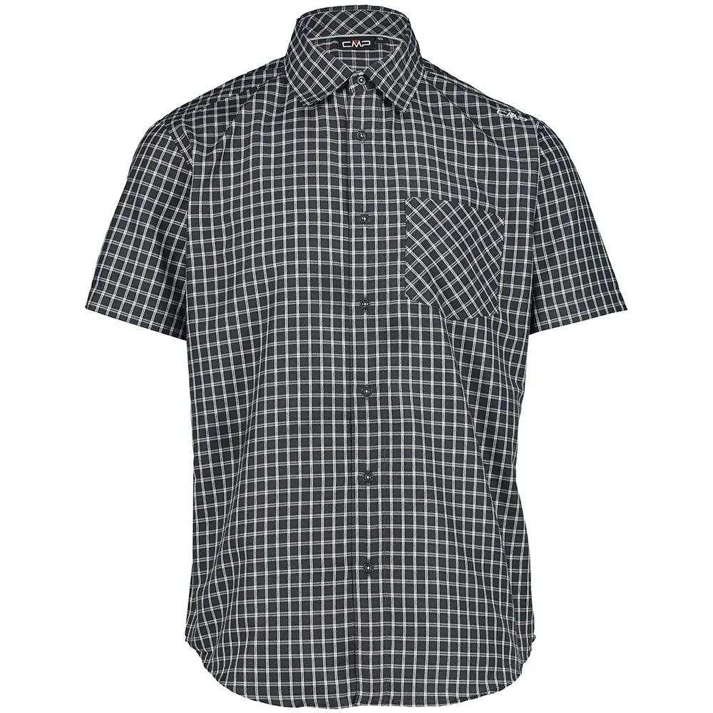 CMP 30t9937 Kortärmad Skjorta, Anthracite / black