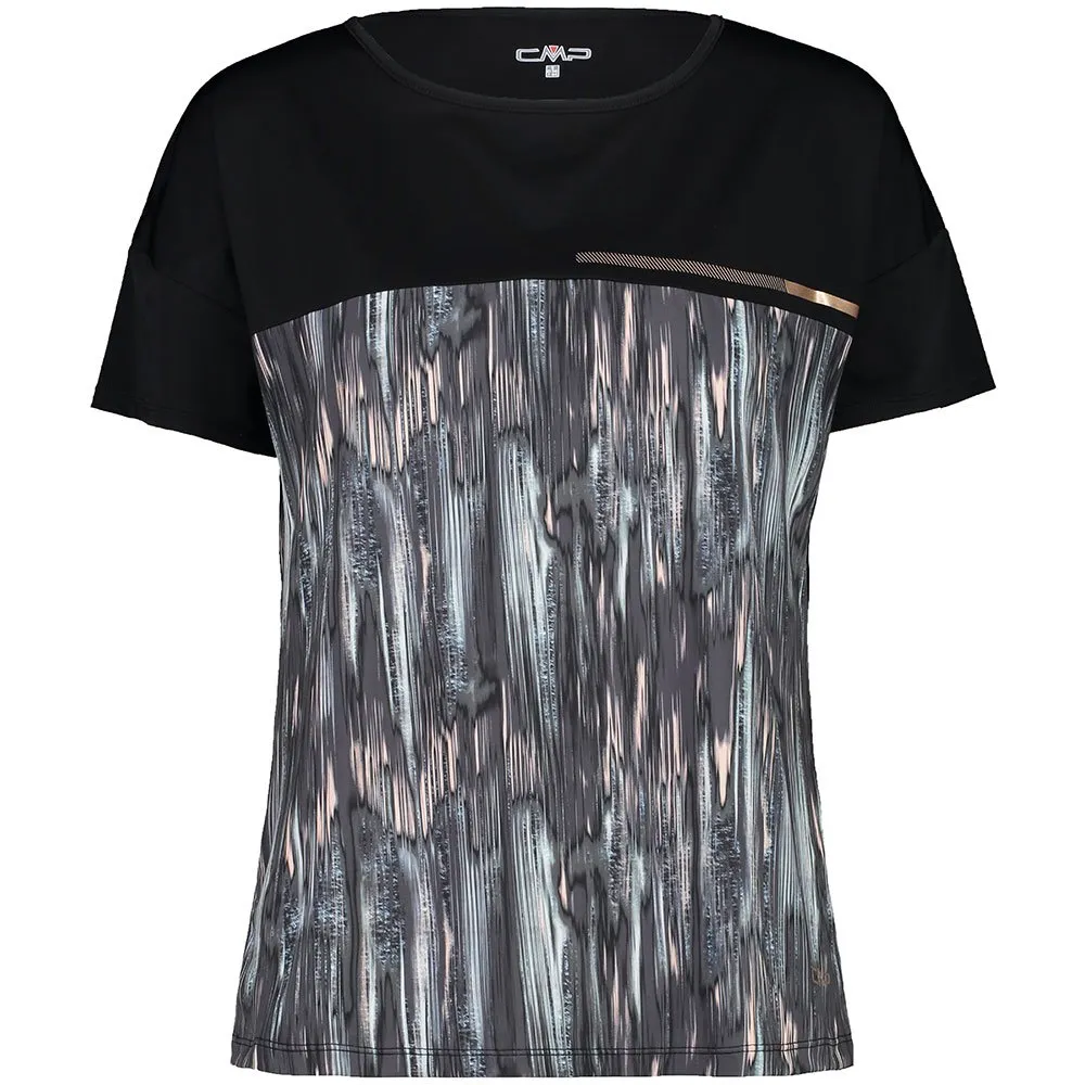 CMP 31c4086 T-shirt Med Korta ärmar, Black / rose