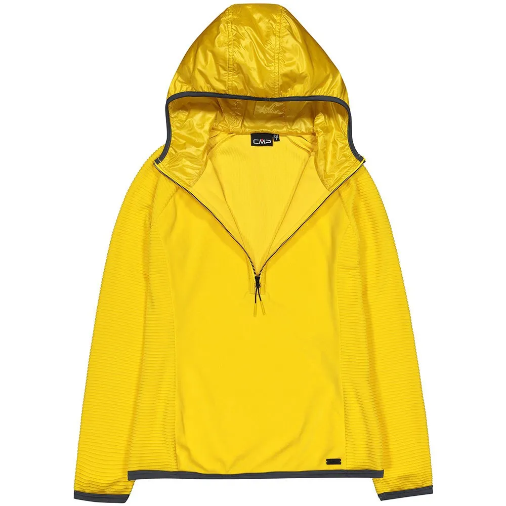 CMP 31g3416 Fix Hood Fleece Med Halv Dragkedja