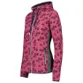 CMP 31h1646 Fix Hood Fleecejacka Med Dragkedja, Sangria / b.blue