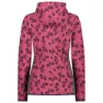CMP 31h1646 Fix Hood Fleecejacka Med Dragkedja, Sangria / b.blue
