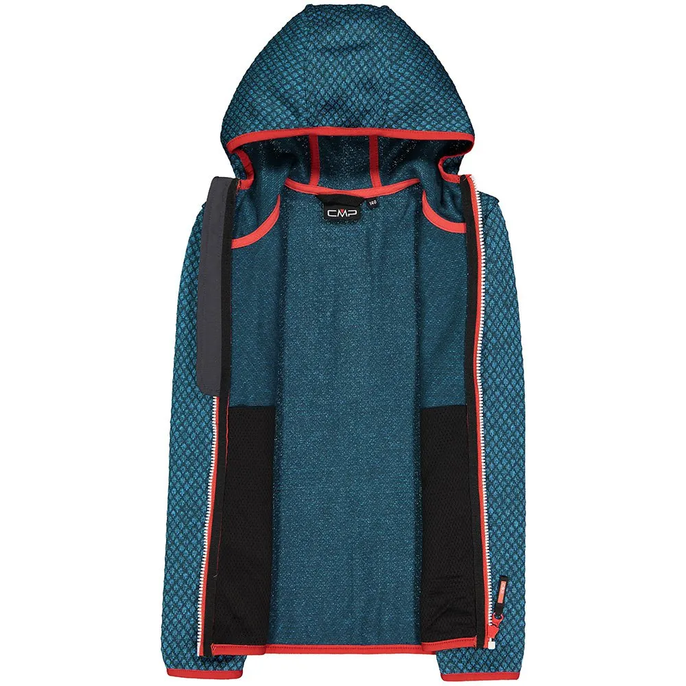 CMP 31h1735 Fix Hood Fleecejacka Med Dragkedja