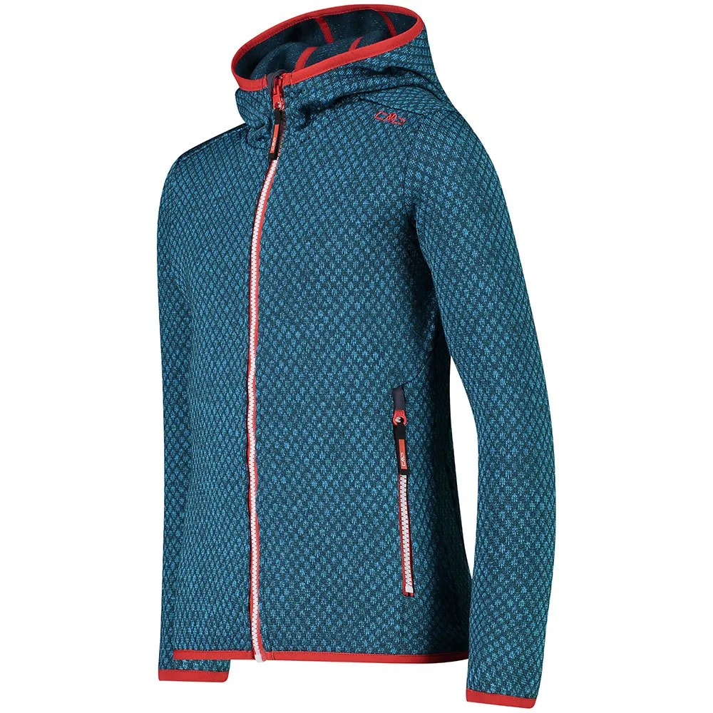CMP 31h1735 Fix Hood Fleecejacka Med Dragkedja