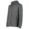 CMP 31h5007 Fleecejacka Med Huva, Antracite / moss