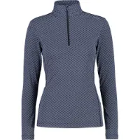 CMP 31l1026 Printed Sweat Fleece Med Halv Dragkedja