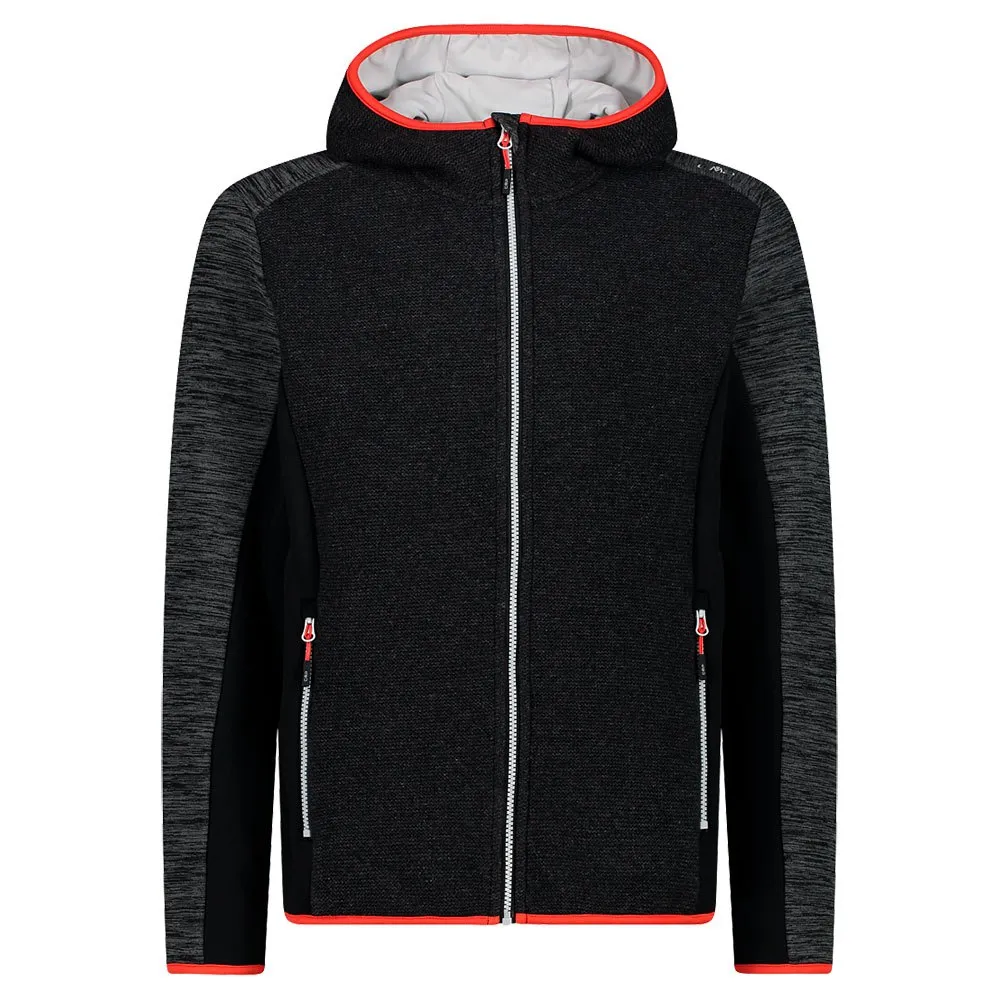 CMP 31m1857 Fix Hood Fleecejacka Med Dragkedja