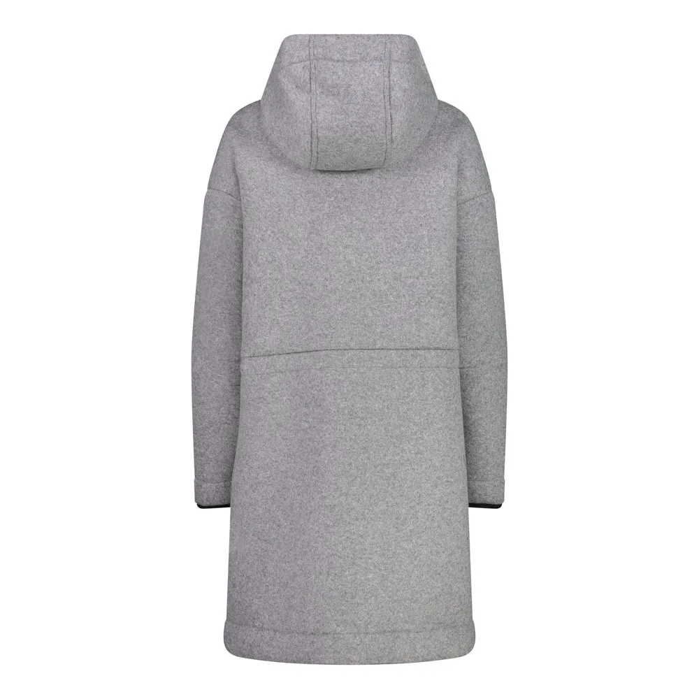 CMP 31m3076 Parka, Fumo melange / black