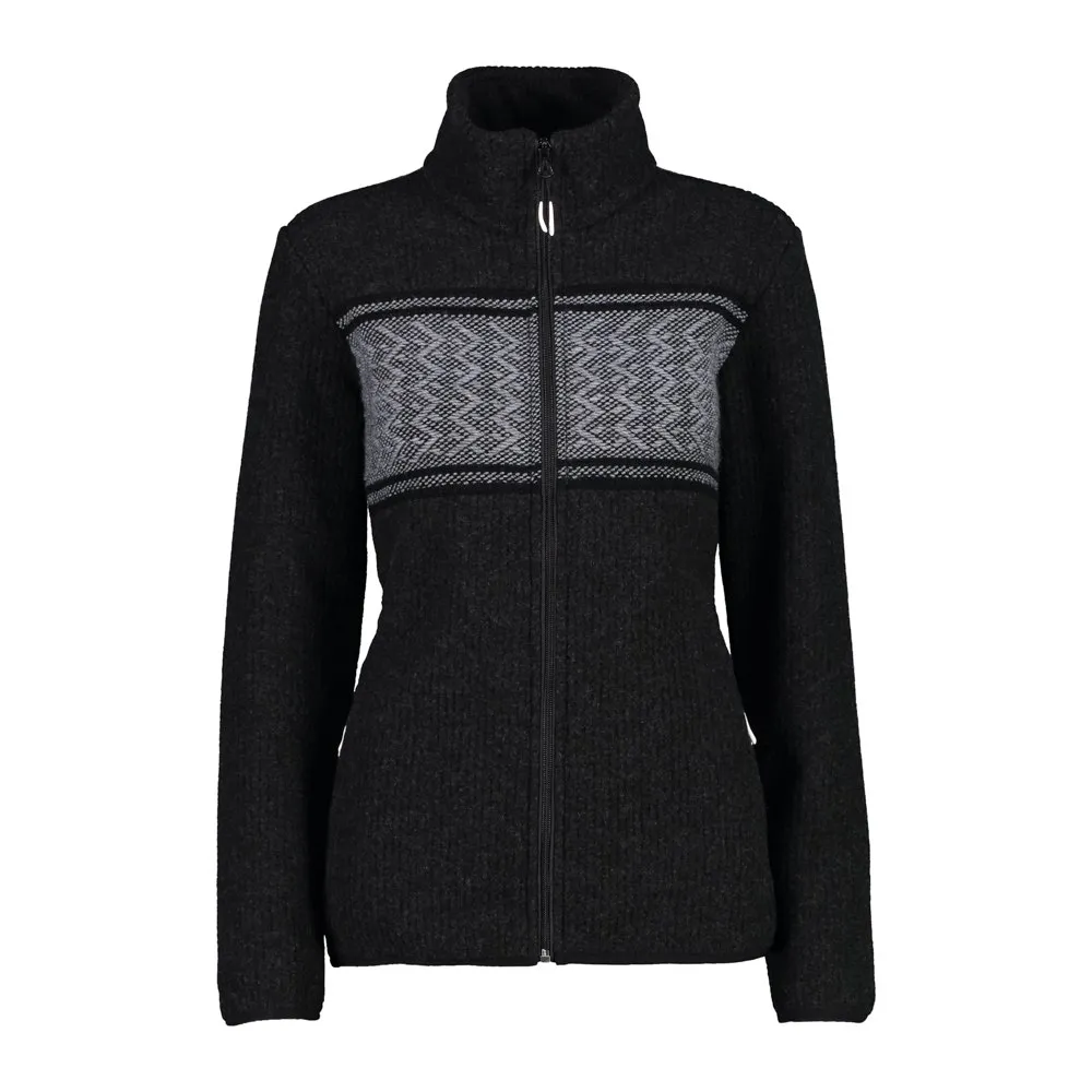 CMP 31m3326 Fleece, Black melange