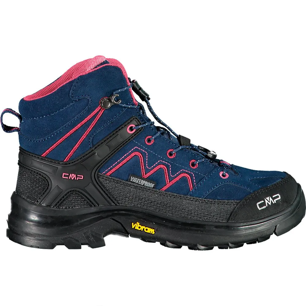 CMP 31q4794 Moon Mid Wp Vandringsskor, Blue / rose, EU 30