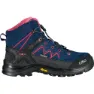 CMP 31q4794 Moon Mid Wp Vandringsskor, Blue / rose, EU 30