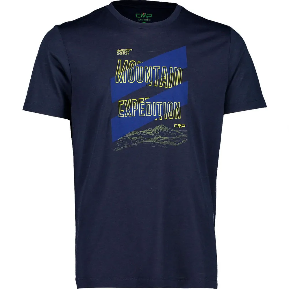 CMP 32t7177 T-shirt Med Korta ärmar, Black blue
