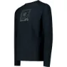 CMP 33n2217 T-shirt Med Lång ärm, Black mel / acid