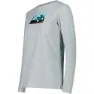 CMP 33n2226 T-shirt Med Lång ärm, Ice mel / acqua