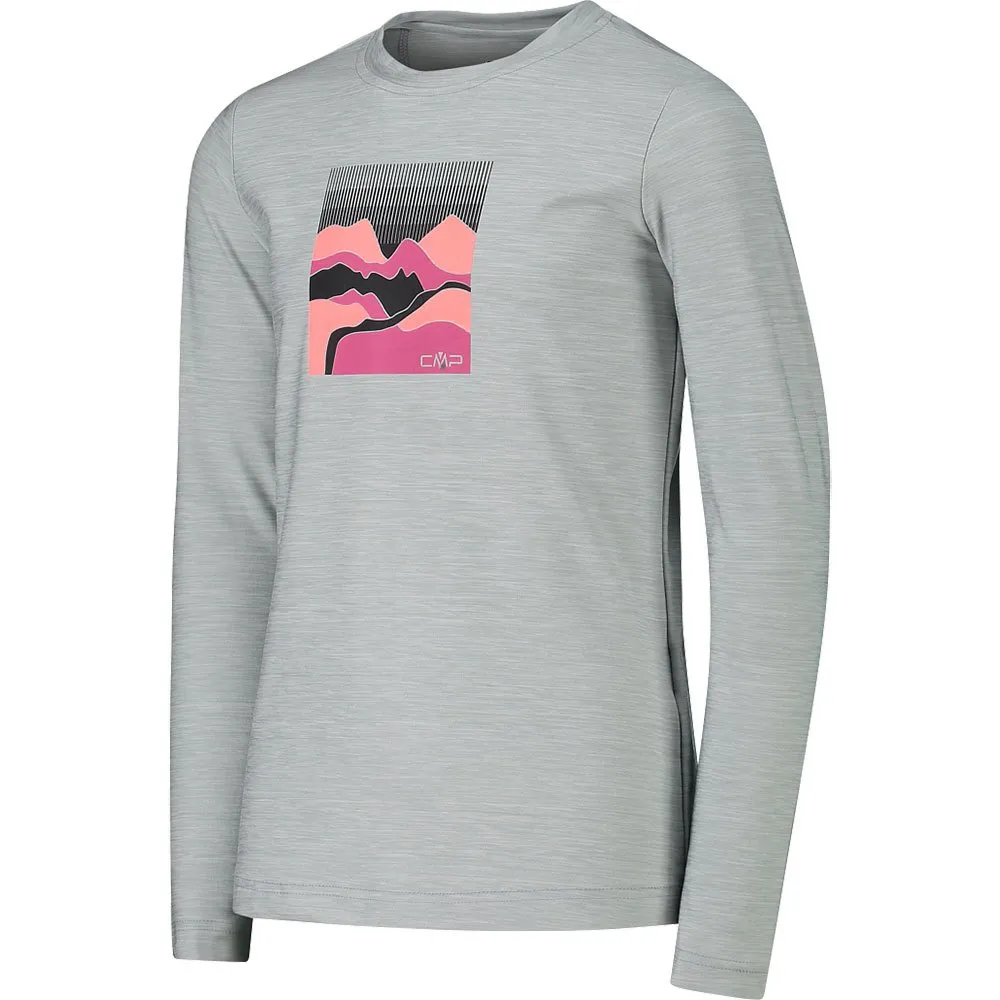 CMP 33n2245 T-shirt Med Lång ärm, Light grey, 5Y