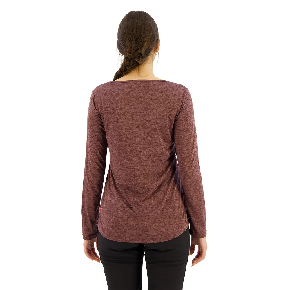 CMP 33n5596 T-shirt Med Lång ärm, Plum melange