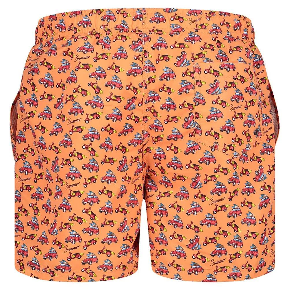 CMP 33r9117 Simshorts male, Flash orange / ferrari