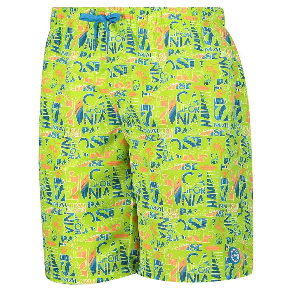CMP 33r9137 Simshorts male, Limegreen / f.orange / ibiza