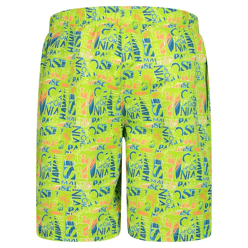 CMP 33r9137 Simshorts male, Limegreen / f.orange / ibiza