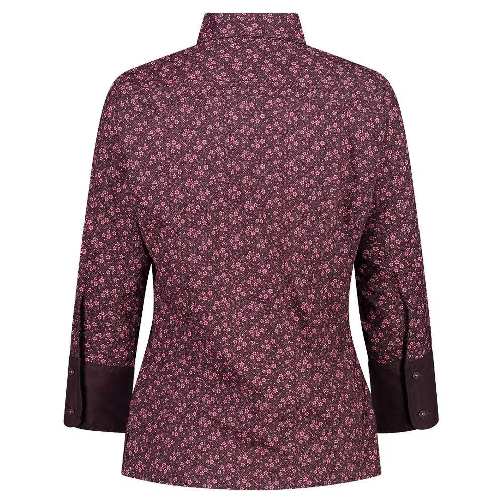 CMP 33s5726 Skjorta Med Långa ärmar, Plum / pink fluo