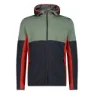 CMP 34l7647 Fleecejacka Med Dragkedja, Anthracite / salvia