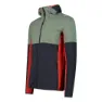 CMP 34l7647 Fleecejacka Med Dragkedja, Anthracite / salvia