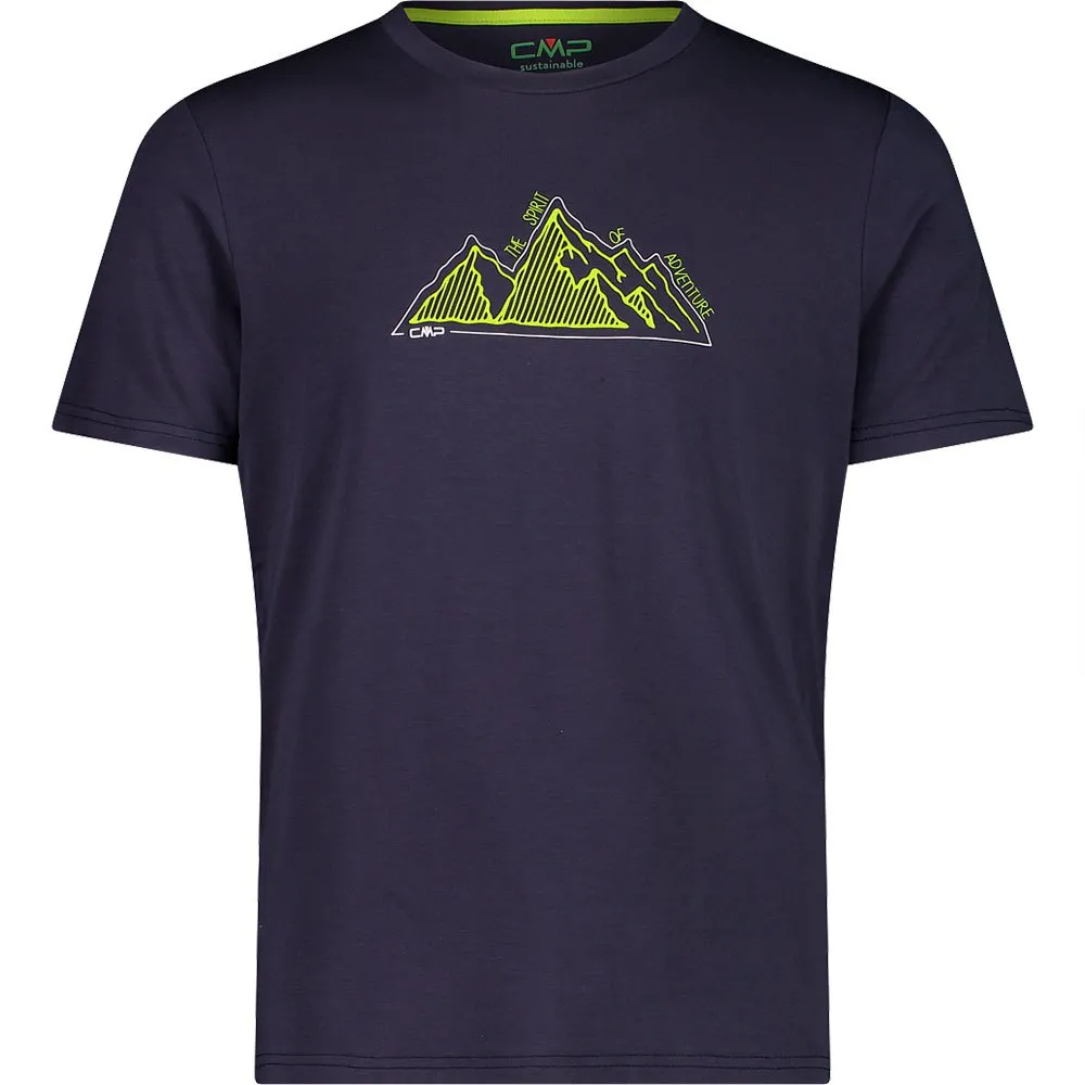 CMP 38t6457 T-shirt Med Korta ärmar, B. blue / acid