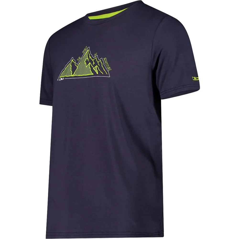 CMP 38t6457 T-shirt Med Korta ärmar, B. blue / acid