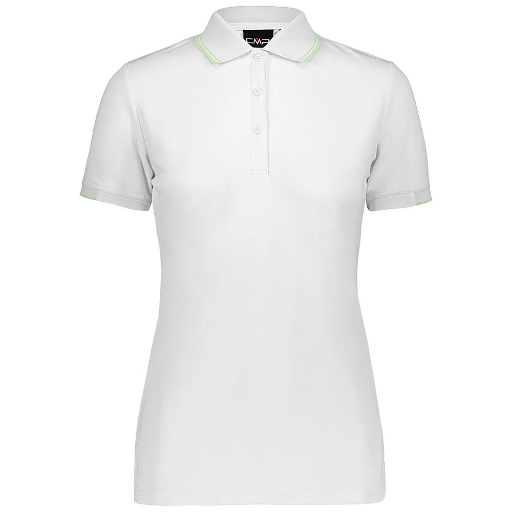 CMP 38t7126 Kortärmad Polotröja, Bianco